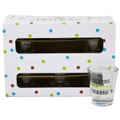 Wholesale - 6pc 1.7oz PARTY TIME SHOT GLASS SET C/P 12, UPC: 811385034036